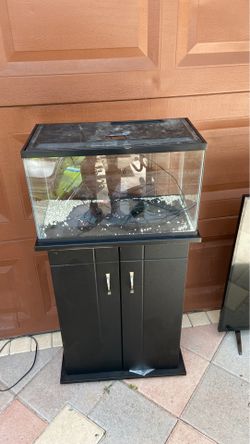 fish tank and stand
