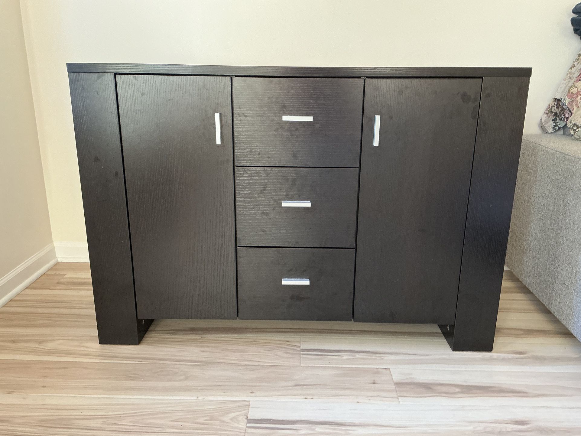 Sideboard Buffet Cabinet Espresso Brown