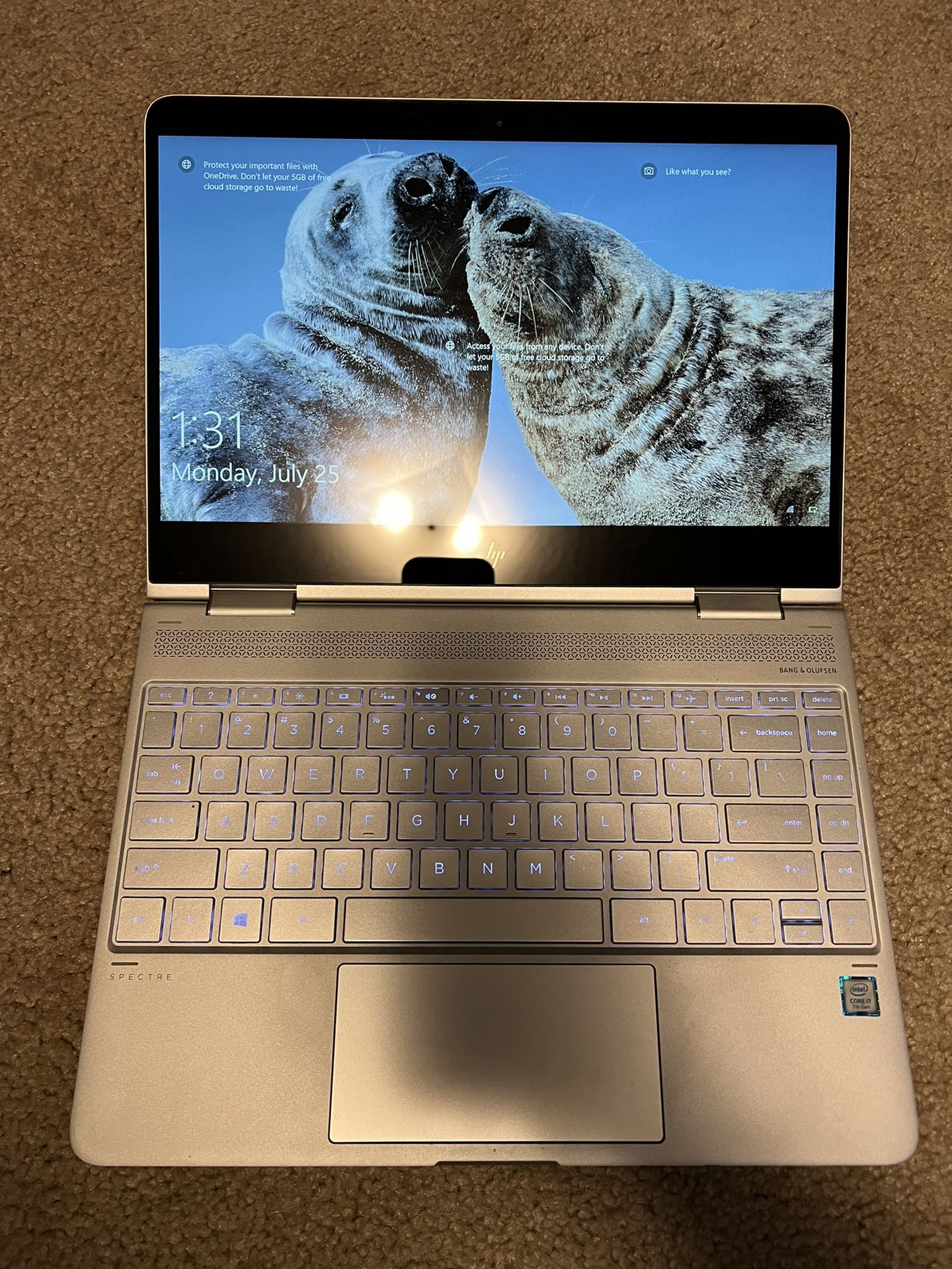 Hp Spectre 2 in 1 Laptop/tablet With Case and Pen Computers & Accessories