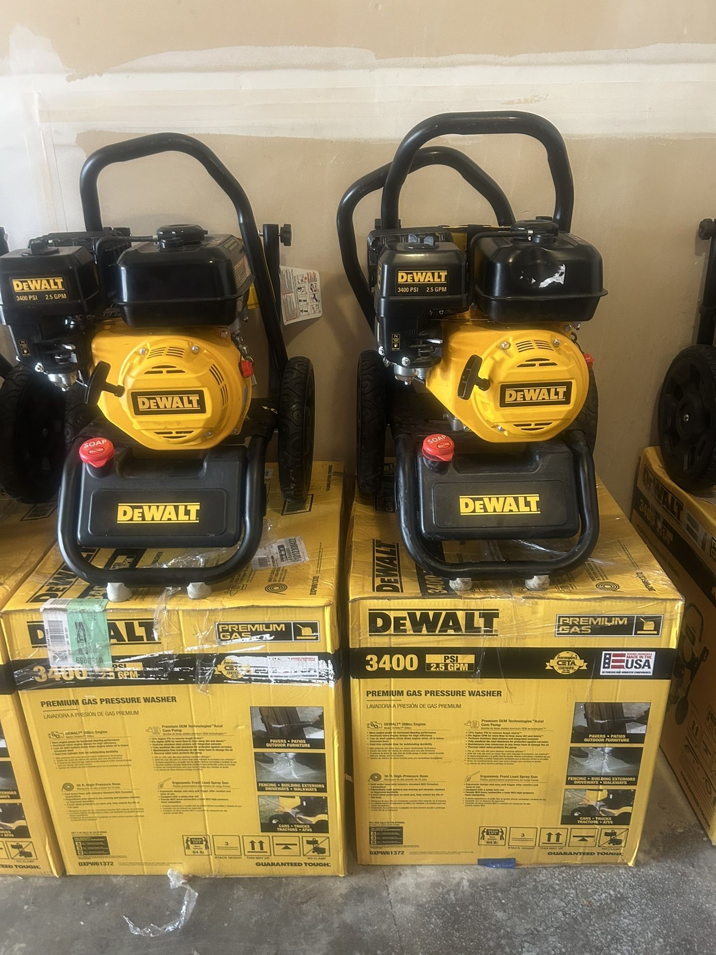 Dewalt 3400 Pressure Washer