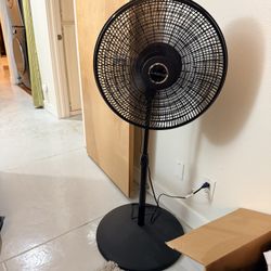 Fan - 16" Oscillating Pedestal Fan, 3-Speed Stand up Fa