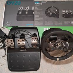Volante y pedales para X-box logitech G920