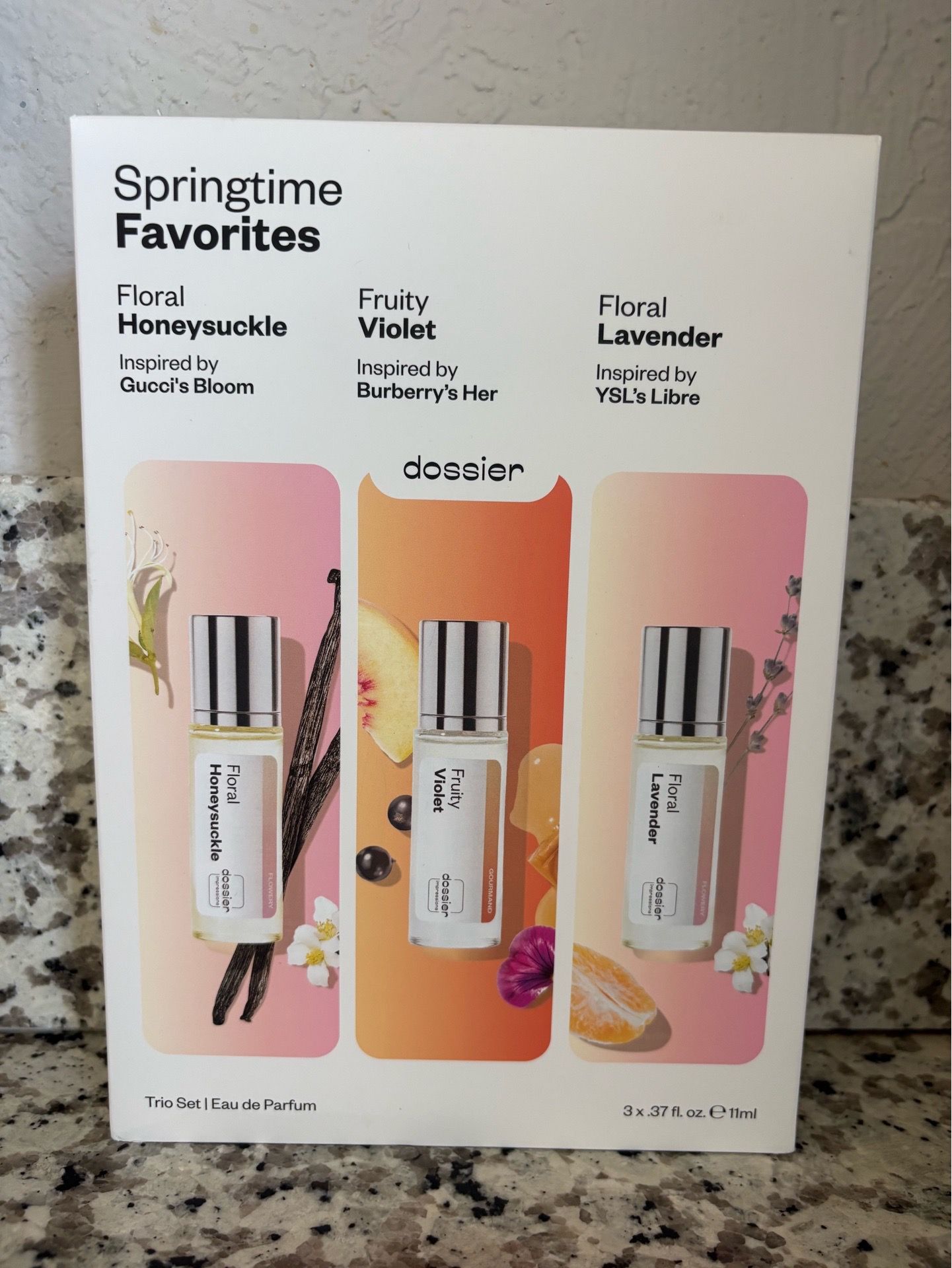 Dossier Perfume Trio Set