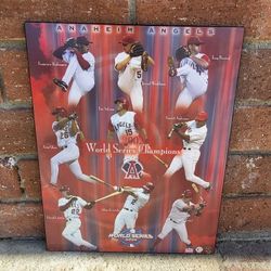 Angels 2002 World Series Commemorative Plaque