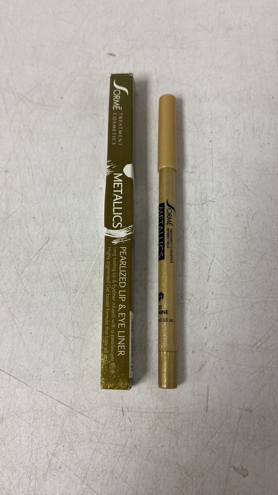 Sorme Metallics Pearlized Lip & Eye Liner - Goldmine MC01, 0.05 oz