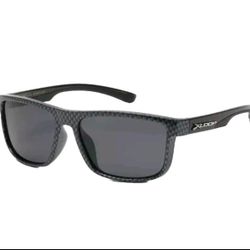 Xloop Polarized Carbon Fiber Print Sunglasses Black 