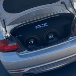ct sounds 12s loaded enclosure and kicker cx800