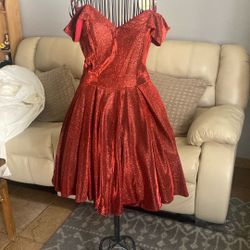 Girls Red Dress