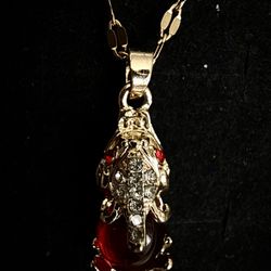 Magnificent Feng Shui Pi Xiu Wealth Protection Necklace