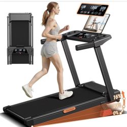 3-in-1 Foldable Treadmill with Incline