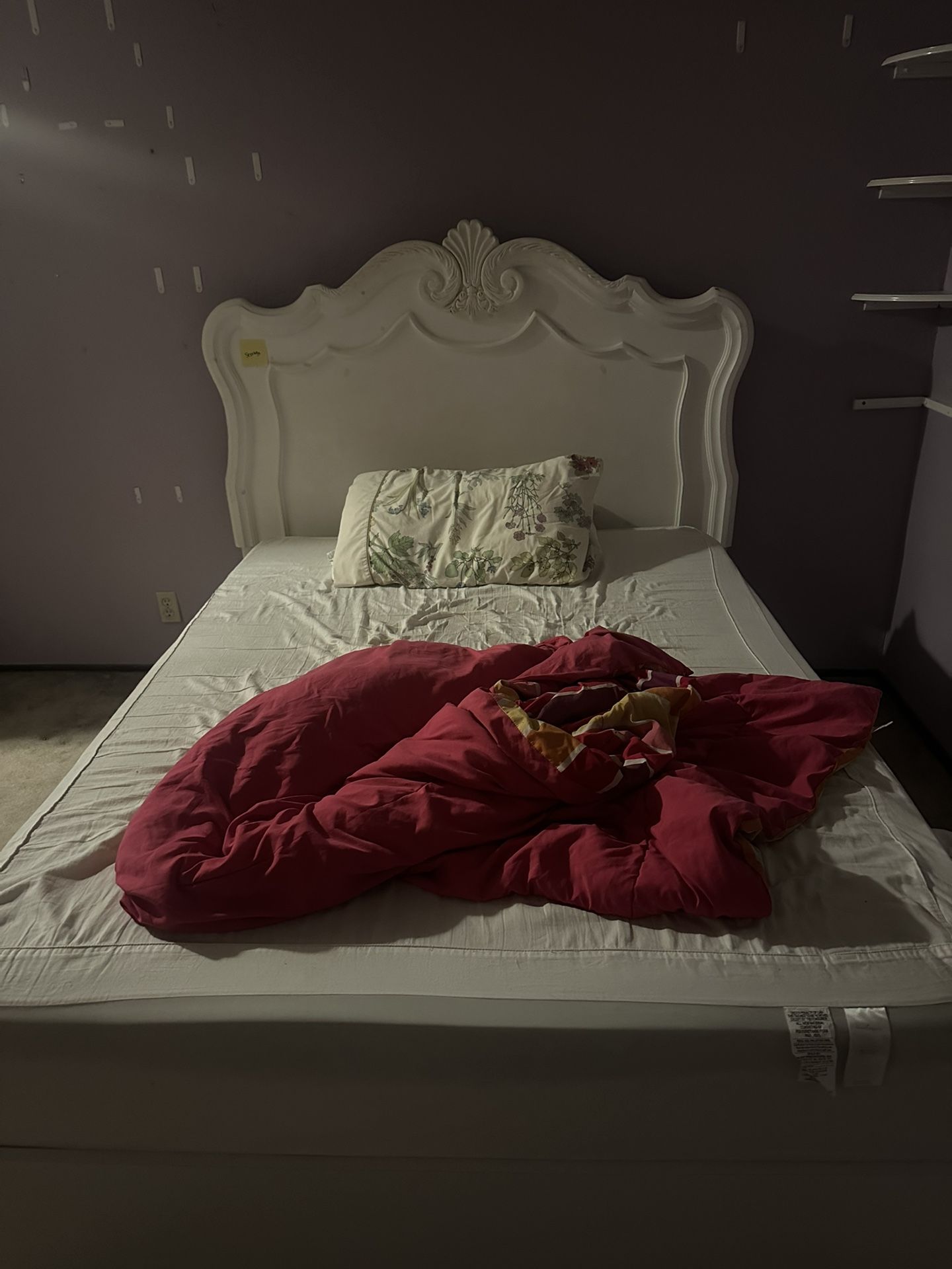 Full Size Bed frame With Mattress For Sale 80$