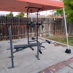 Pull-up Bar & Weight Bench