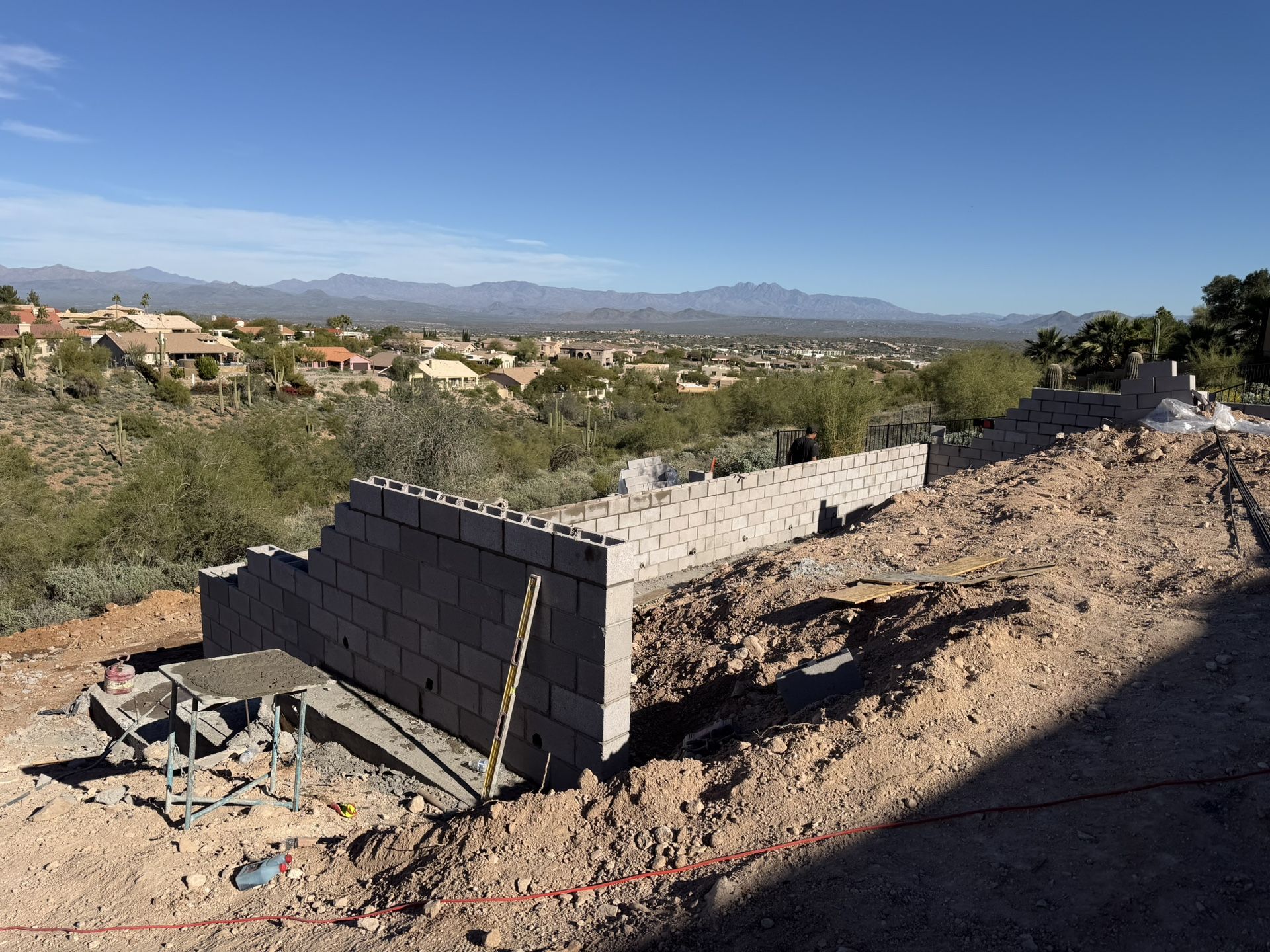 Masonry Block Walls / Stucco