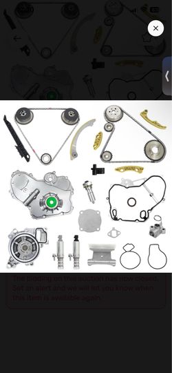New New 2.4 ecotec timing chain kit with Water Pump & Oil Pump & VCT Solenoid 9-4201SX Fits see descript