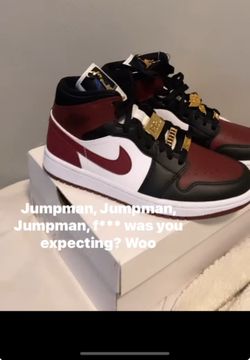 Jordan 1 Mid SE Black Dark Beetroot Women's