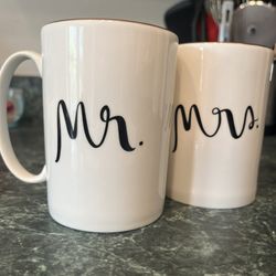 Kate Spade Mr. And Mrs. Coffee Cups