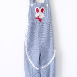 True Vintage 4T Bunny Overalls 
