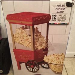 Nostalgia Hot Air Pop Corn Maker...$99.99 Tag On Box 