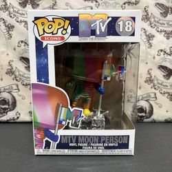 Funko Pop! Icons MTV Moon Person (Rainbow) Metallic Vinyl Figure 18