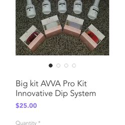 AVVA pro kit, nail dip system
