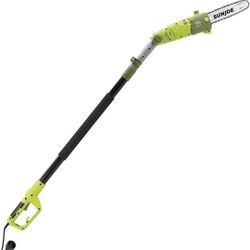Sun Joe SWJ803E 10 inch 8.0 Amp Electric Multi-Angle Pole Chain Saw, Corded electric, Green
