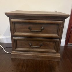Wooden Nightstand Table