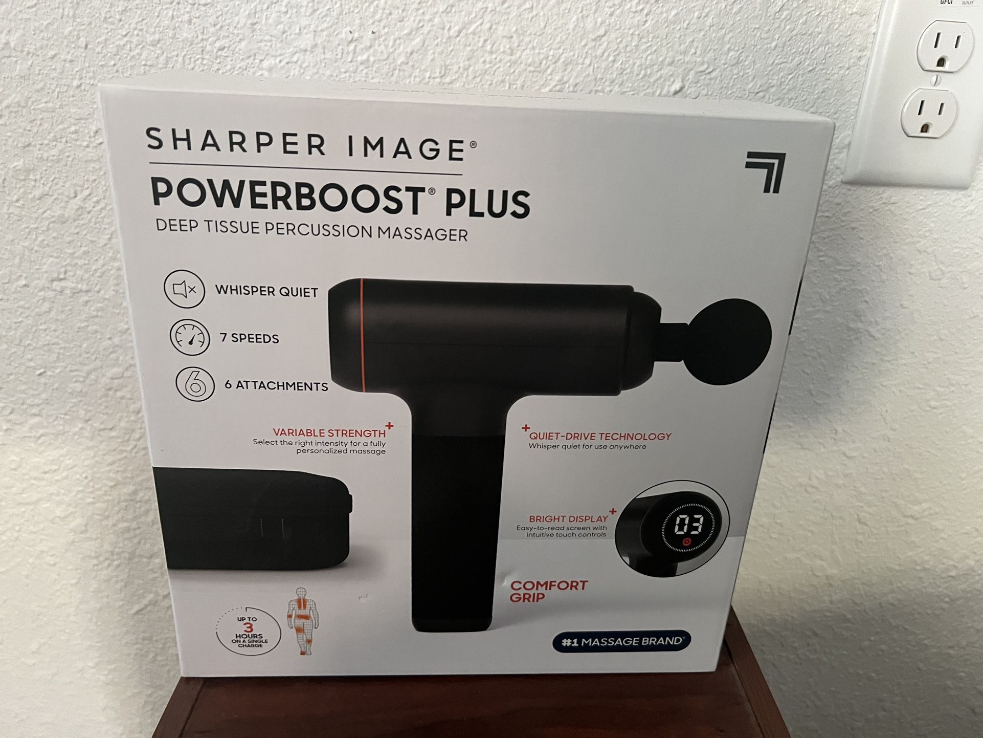 POWERBOOSTR PLUS DEEP TISSUE PERCUSSION MASSAGER