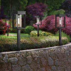 GTX Solar LED Pathway Lights, 4-pack NEW