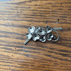 Vantage Brooch All Silver 