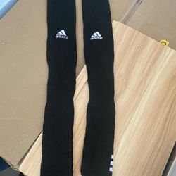 New Children Unisex Adidas Long Black Socks 