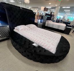 Tufted storage bed any size any color no money down no credit need 0% interest