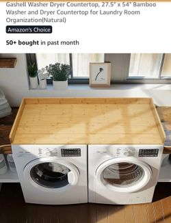 New washer and dryer counter top