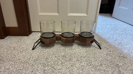 Rustic candleholder
