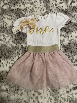 1 Year old Cake smash Baby Girl Outfit