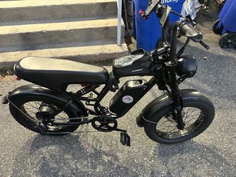 Black Fat Tire Electric Bike
