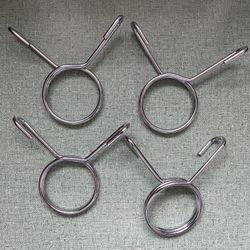 4 Pieces 2 Inch Dumbbell Spring Collars Barbell Clamps Locking Collars Clips