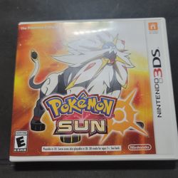 Pokémon Sun (Nintendo 3DS, 2016)