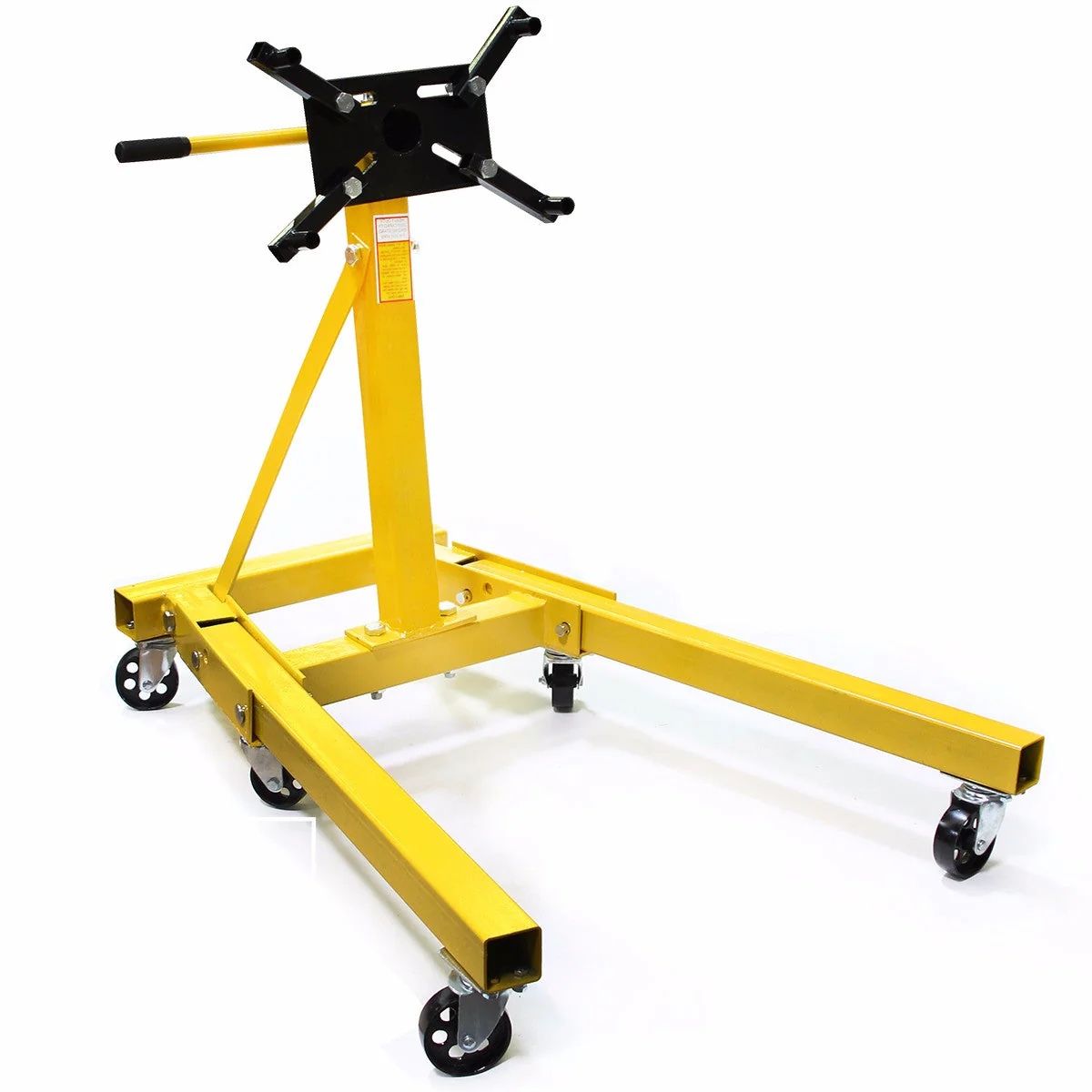 Engine Stand 2,000lb Folding Motor Hoist Dolly Mover Auto Repair