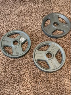 3 Weider dumbbell weights
