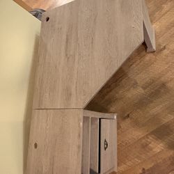 Home Office Desk L-Shape Modern Grey 