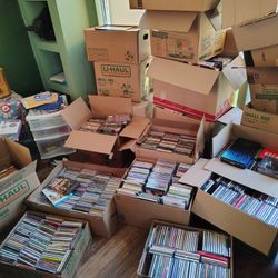 2000+ DVDs & CD Lot HUGE media Bundle 