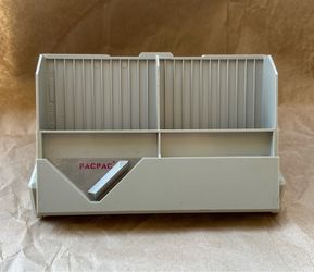 vintage/retro facpac floppy disk storage hard case