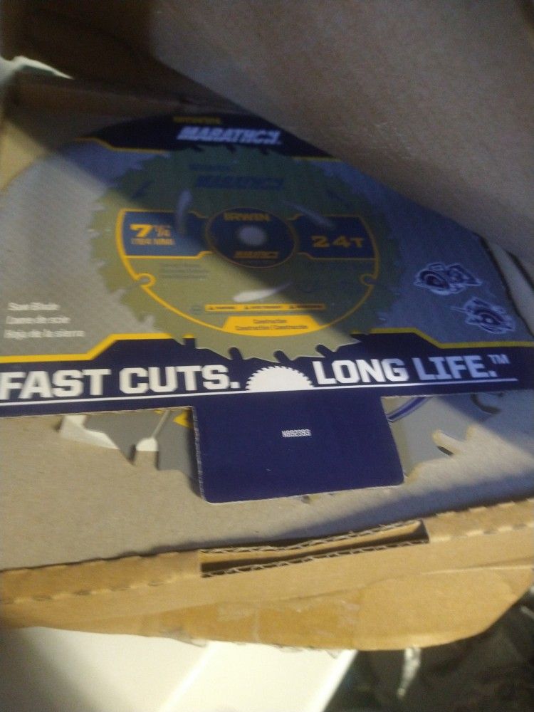 Irwin 71/2 24 T Framing And Ripping Carpentry Bladesp