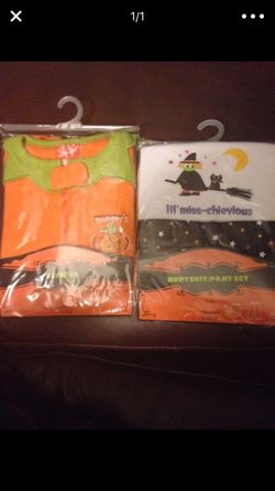 Infant Halloween bodysuit sleepers