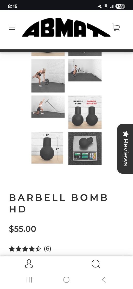 Abmat Barbell BOMB HD