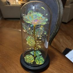 LIGHTED ROSE DECORATION