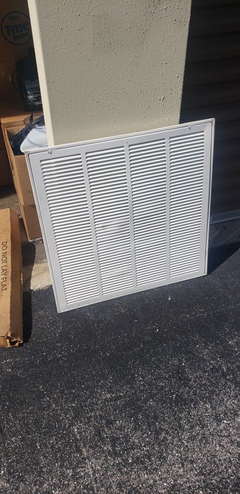 24 in. x 24 in. Steel Return AC Grille 

