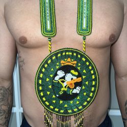 Oregon Ducks Beaded Artwork