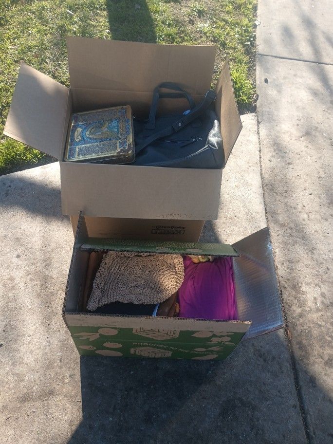 Free Purses, Plus Size Clothes Hats Etc. Must Take All