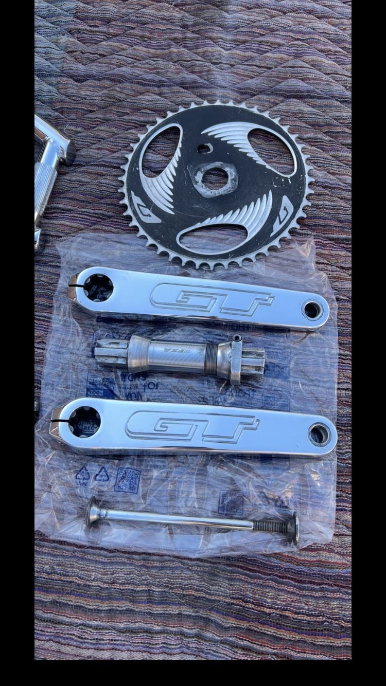 FSA GT SHOW CRANKS 180 With CHAINWHEEL AND SPINDLE